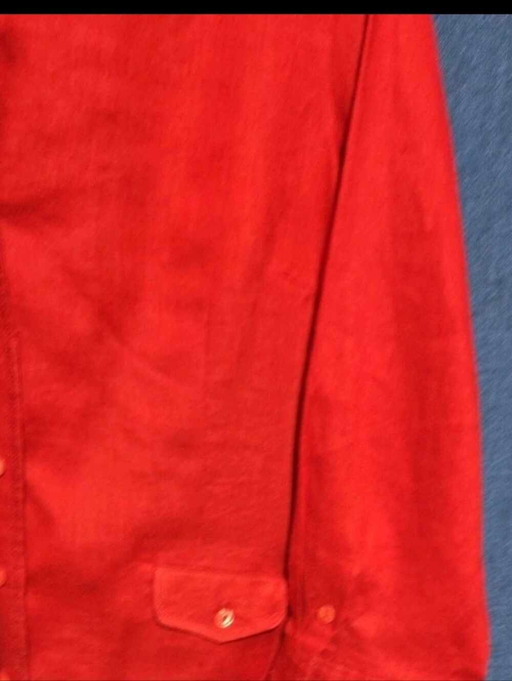Jones New York Women's Red 100% Linen Long Sleeve Jacket Blouse 14 Business Work - Picture 2 of 8